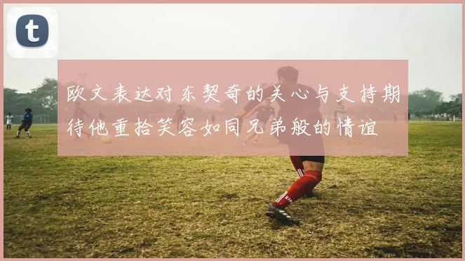 欧文表达对东契奇的关心与支持期待他重拾笑容如同兄弟般的情谊
